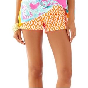 Lilly Pulitzer | Ellie Short | Nectar‎ Orange | Little Fish | NWT | Size 6
